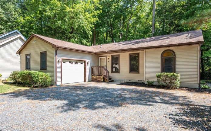 Exterior of a vacation home in Ocean Pines, MD.